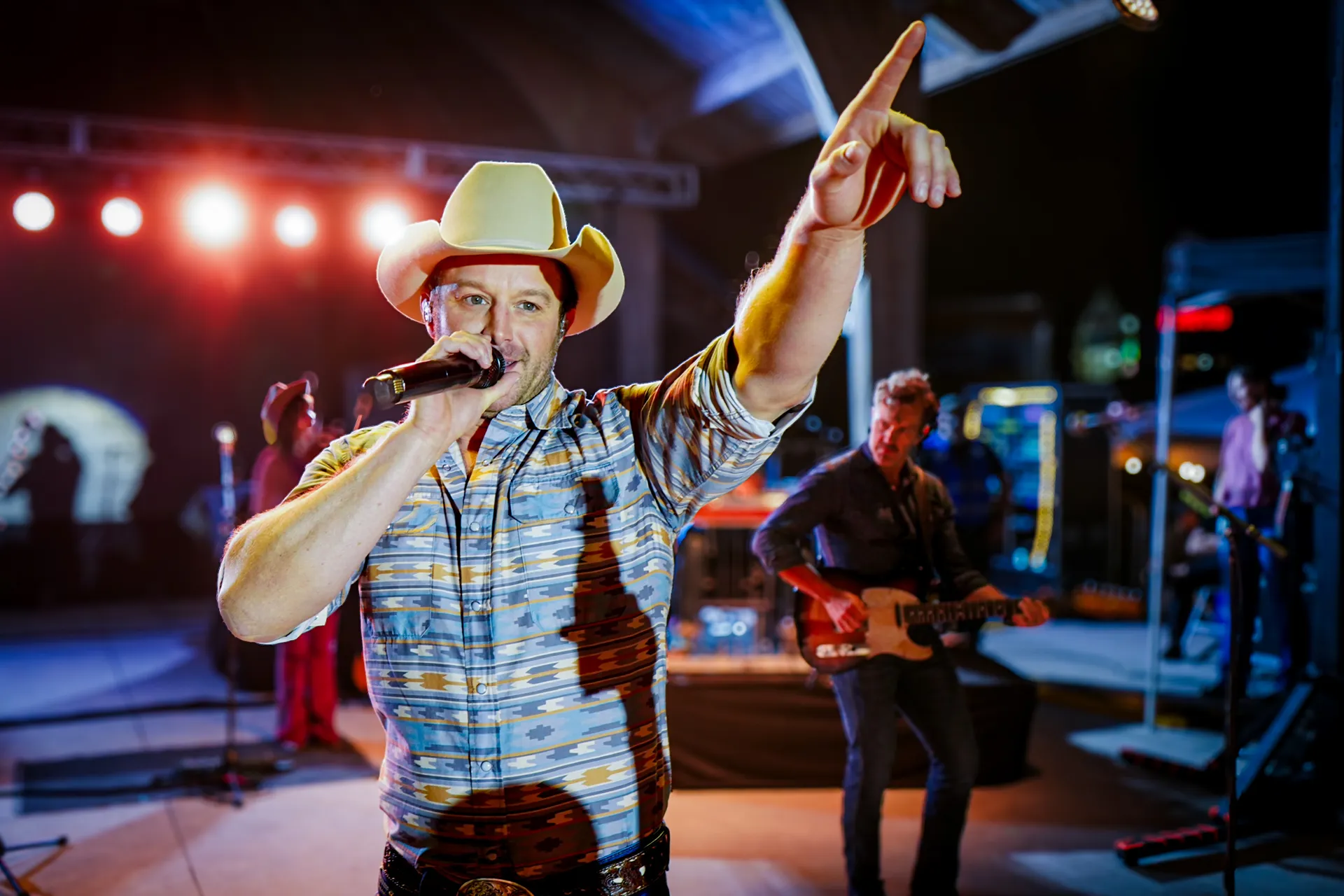 Surf City Live Performer on stage