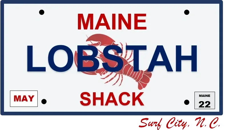 Maine Lobstah Shack Surf City Logo